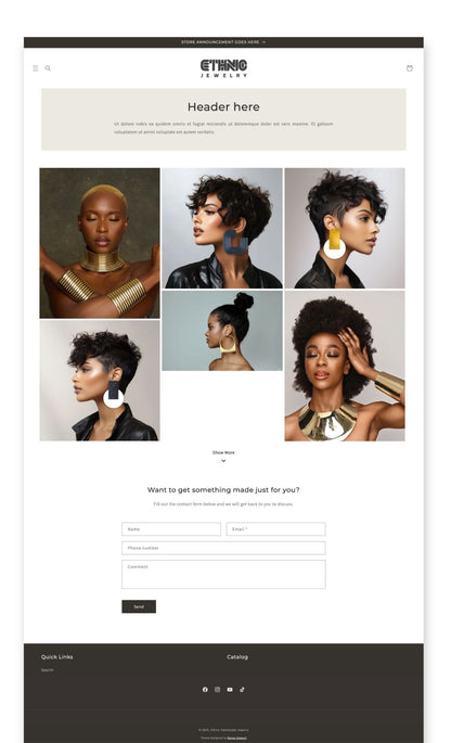 Ethnic Jewelry Shopify Template