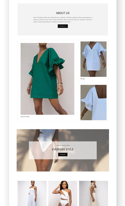 Minimal Fashion Shopify Template