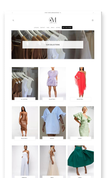 Minimal Fashion Shopify Template