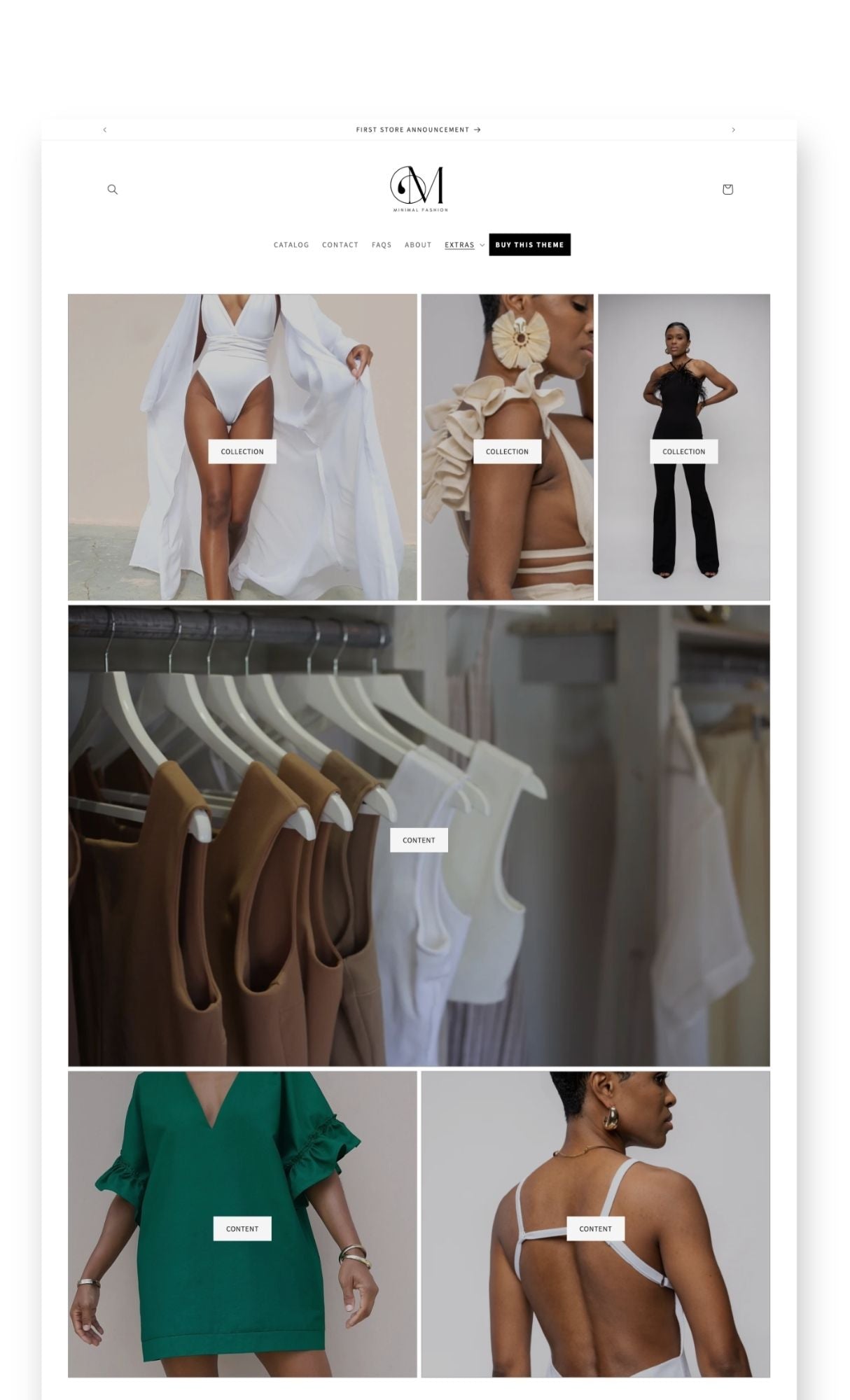 Minimal Fashion Shopify Template