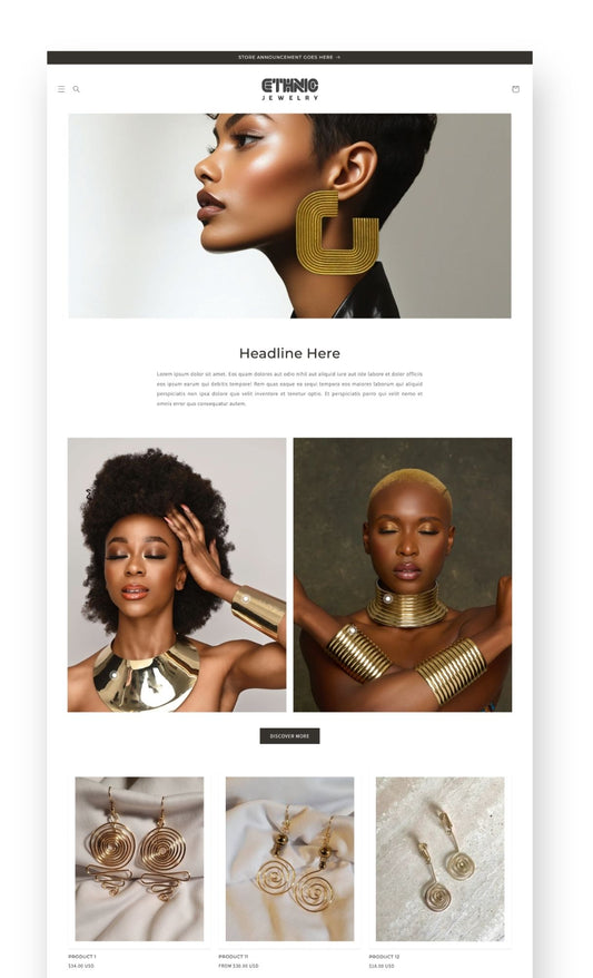 Ethnic Jewelry Shopify Template